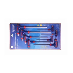 DE NEERS 9 Pcs Two-Way Hex Key Set With Plastic Handle (DN-TAKM9)
